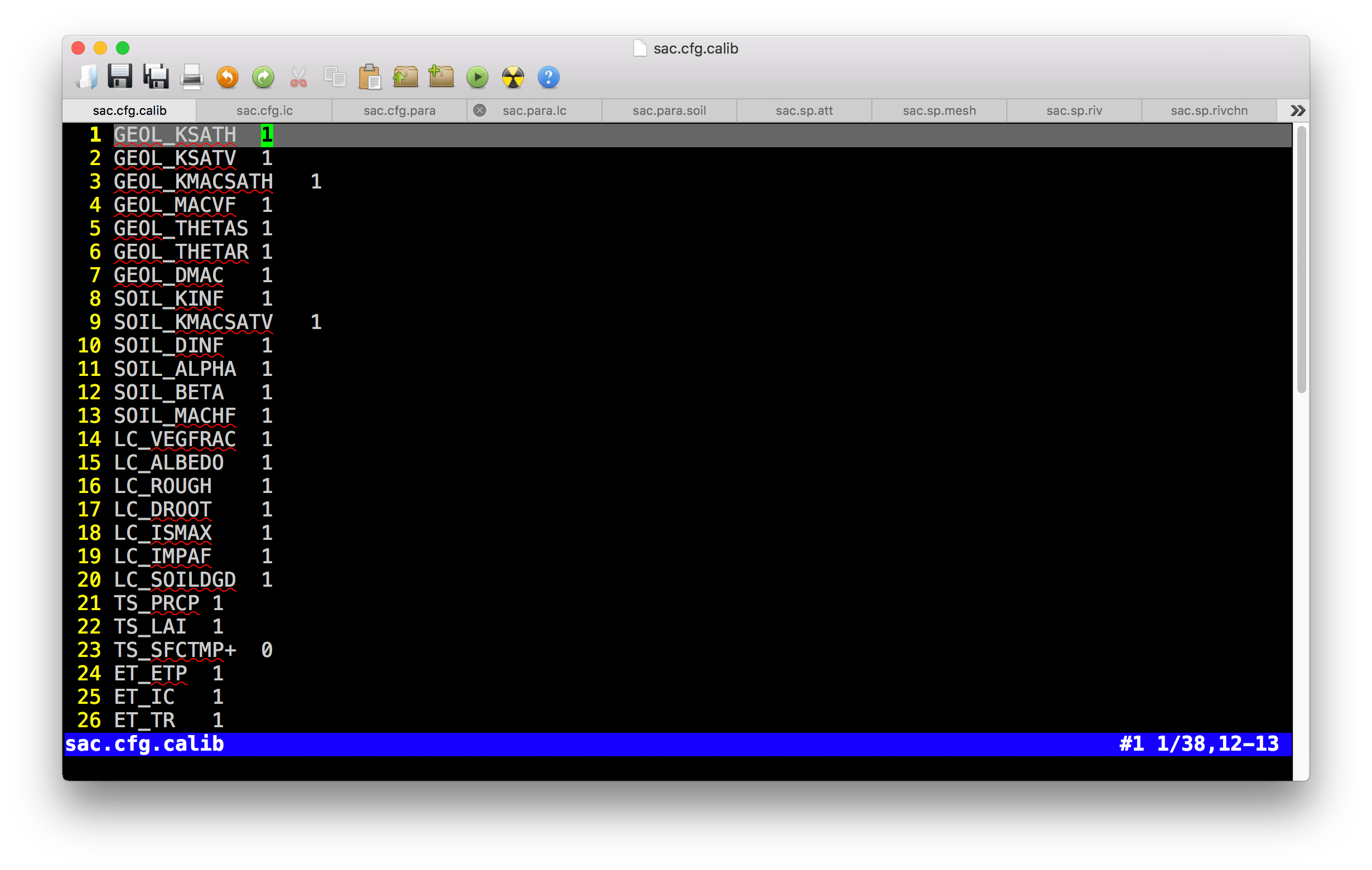 Example of .cfg.calib file