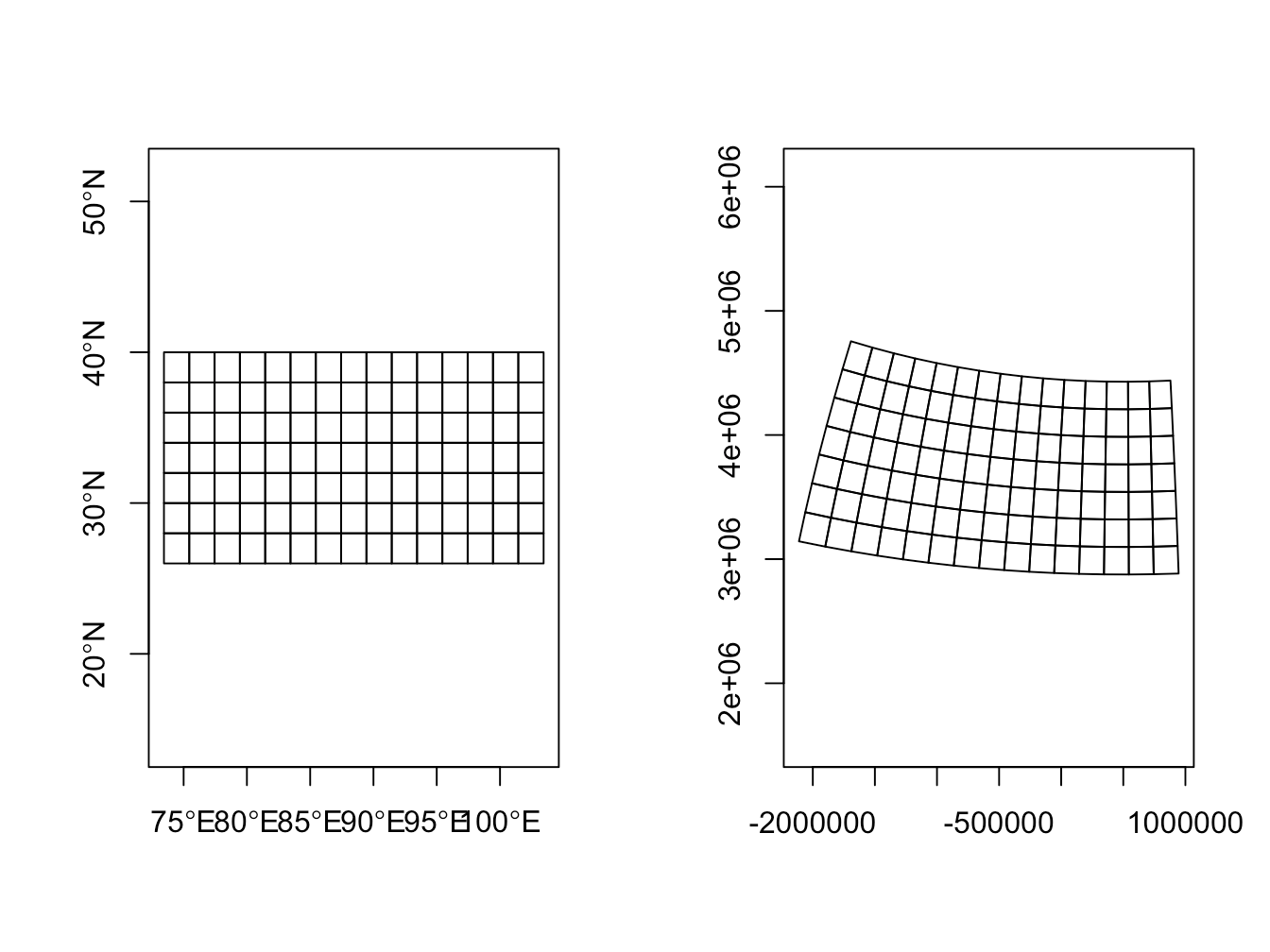 重投影矢量地图